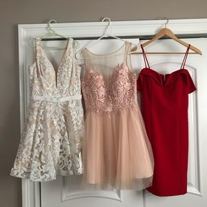 old prom dresses! only worn once!